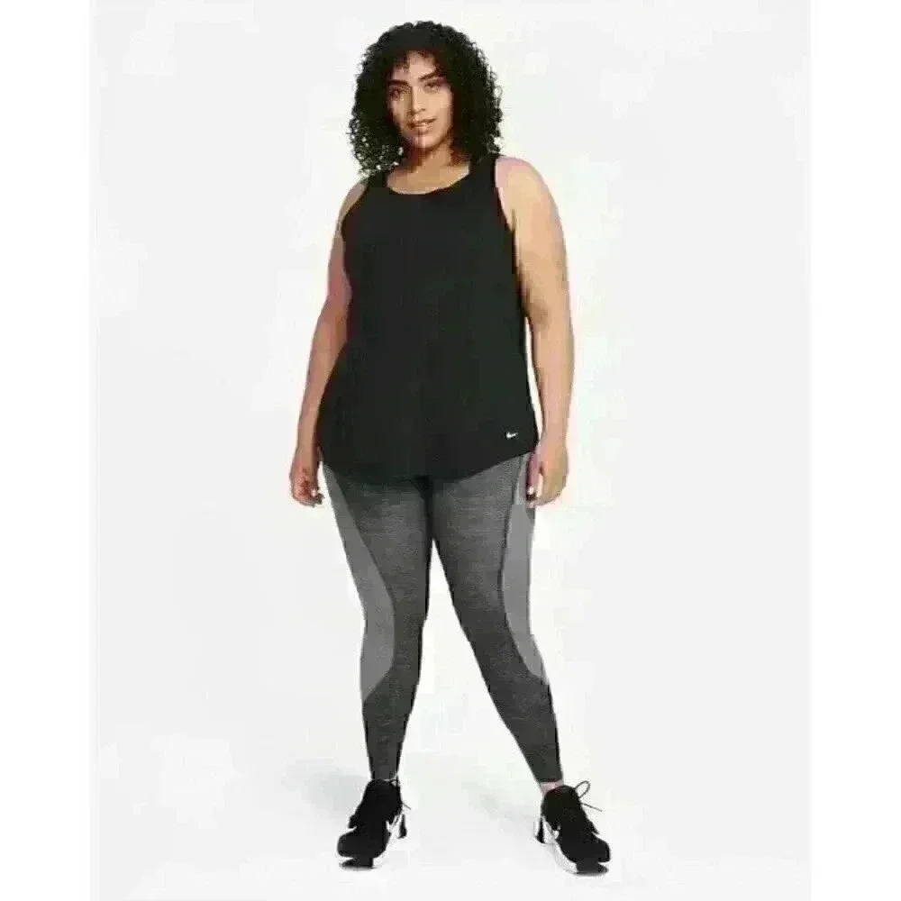 NEW! Nike Women's Plus 2X Dri-FIT One Luxe Mid-Rise Leggings NWT $100 - Picture 6 of 6